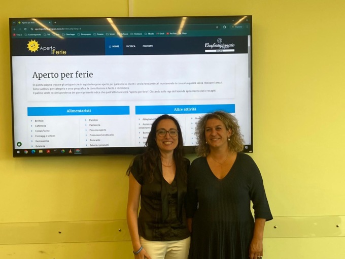 Ad agosto oltre 700 imprese a disposizione di cittadini e turisti con Aperto per ferie