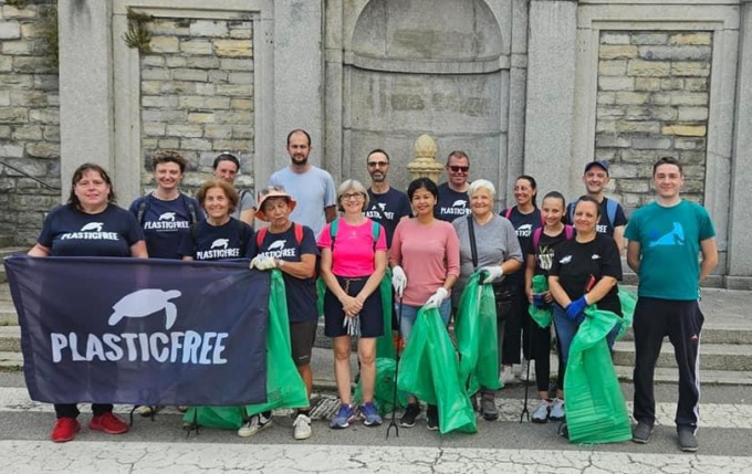 Olgiate Molgora, giornata ecologica con Plastic Free. Raccolti 200 Kg di rifiuti