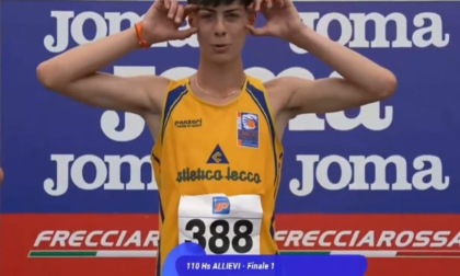 Robbiate, Filippo Vedana ai piedi del podio del Campionato italiano Allievi