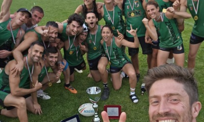 Touch rugby, i Brianza ToucherZ sono campioni d'Italia: festa per il robbiatese Colombo