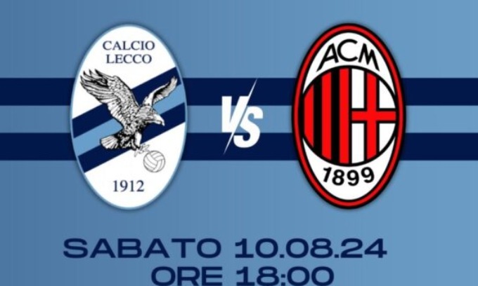 Quest’estate il Lecco giocherà contro il Milan