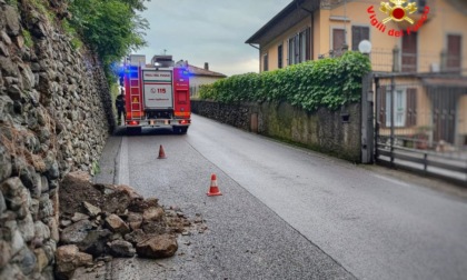 Maltempo: mobilitazione dei Vigili del fuoco per frane e incidenti