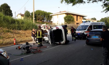 Grave incidente stradale, atterra l'elisoccorso