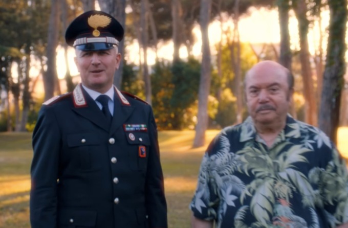 Lino Banfi testimonial della campagna dei Carabinieri contro le truffe agli anziani