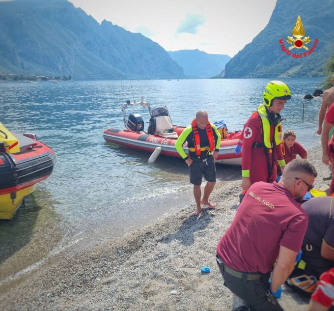 Tragedia  nel lago tra Onno e Valbrona: morto il 68enne inghiottito dal lago stamattina