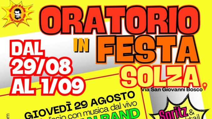 Tutto pronto per la Festa dell’oratorio di Solza