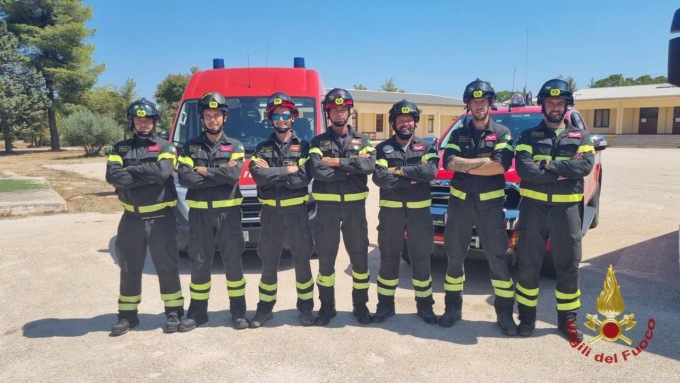 Incendi in Grecia: continua il lavoro dei Vigili del fuoco bergamaschi