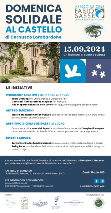 Domenica solidale al Castello: un giorno di cuore e cultura