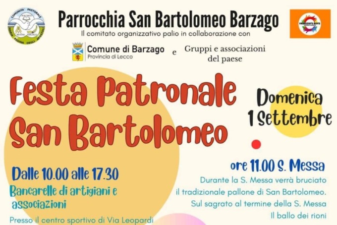 Barzago festeggia San Bartolomeo