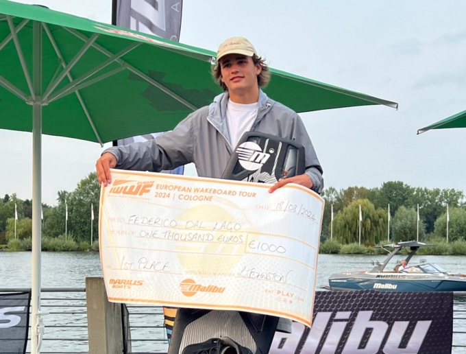 Wakeboard, successo del lecchese Federico Dal Lago all’European Pro Tour di Colonia