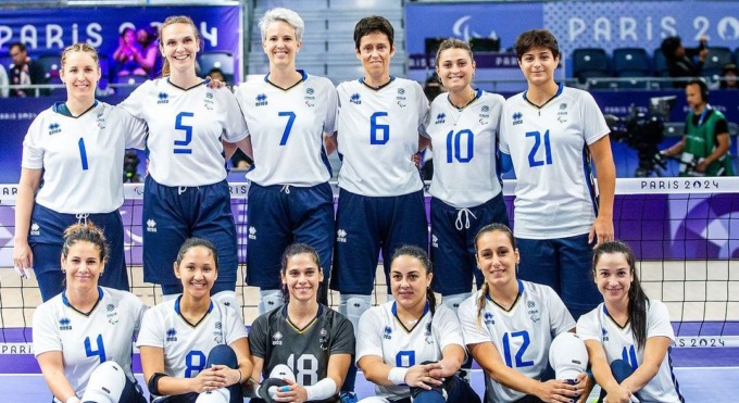 Italia batte Francia 3-0, esordio super per Massimo Beretta e le ragazze del sitting volley