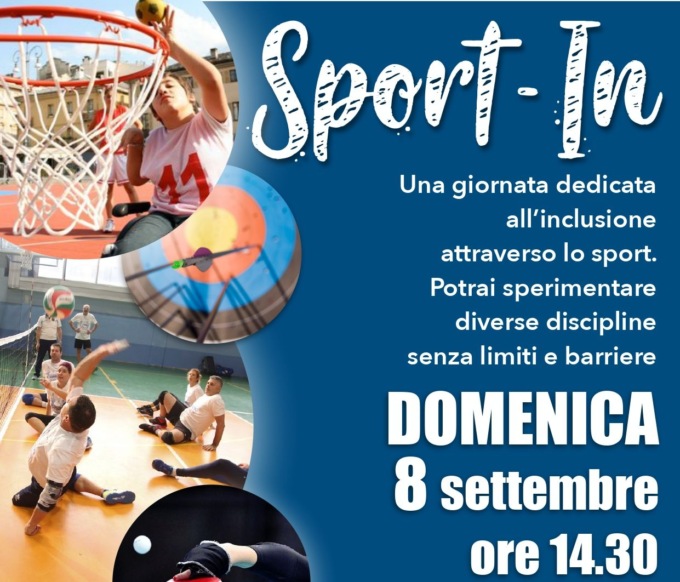 Conto alla rovescia per Sport-In, una giornata senza limiti e barriere