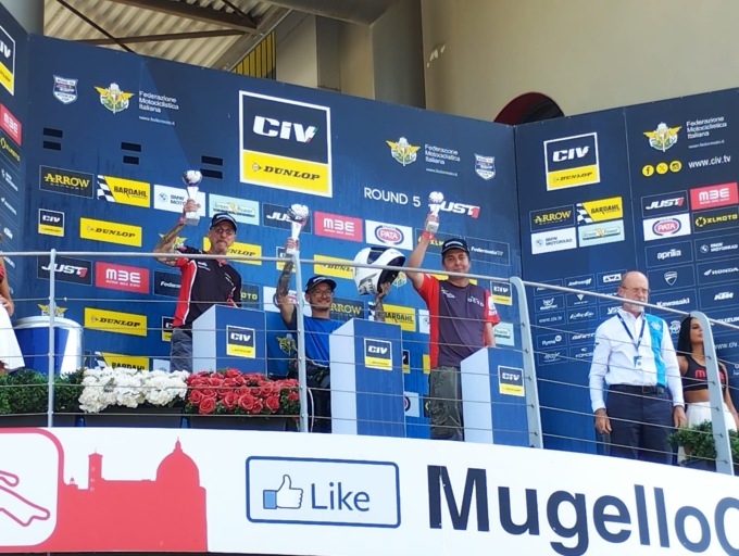 Lacrime e gioia a fine gara, il Carza Racing Team di Calco sul podio del Mugello