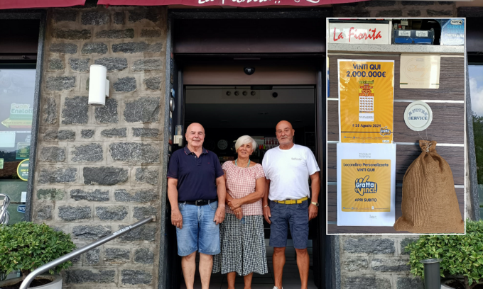 Maxi vincita da 2 milioni di euro al “Gratta e Vinci”