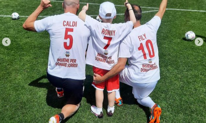 Addio al piccolo Ronesio, Luca Caldirola: “Sarai per sempre il mio eroe”