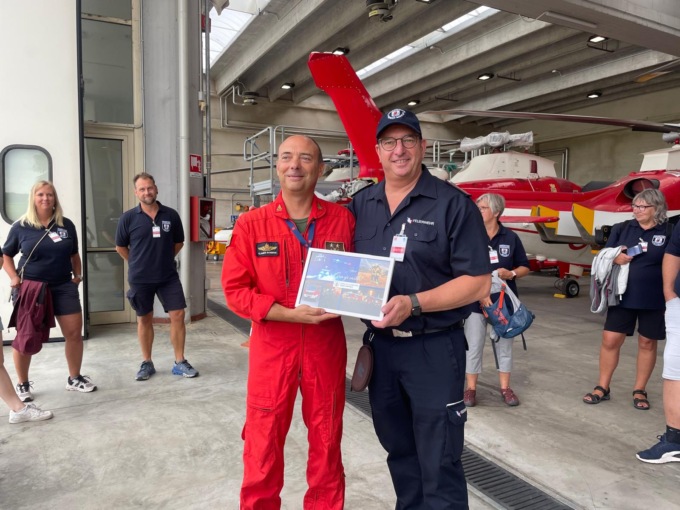 Una delegazione tedesca di Vigili del fuoco ospite a Merate