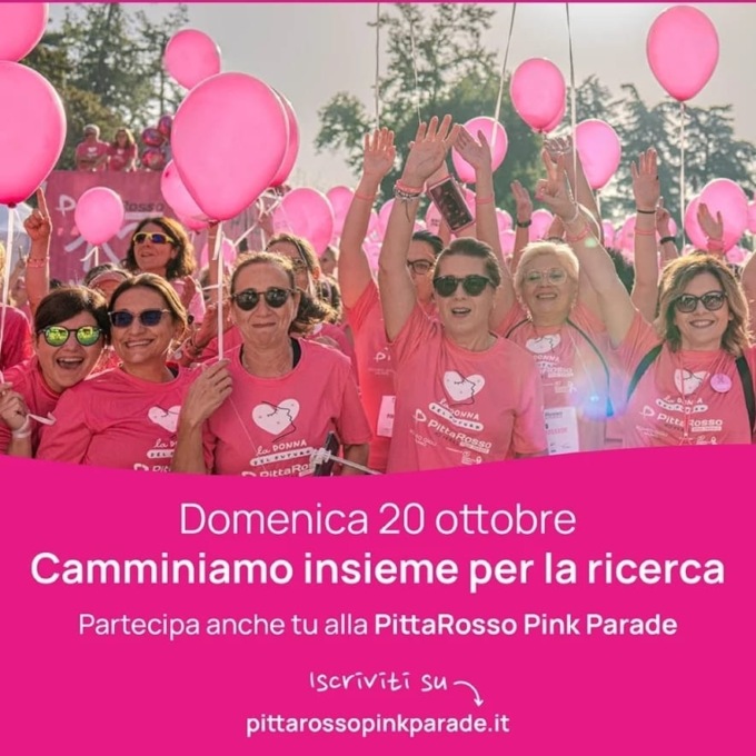 Pittarosso Pink Parade nel Parco del Curone per la ricerca sul tumore al seno