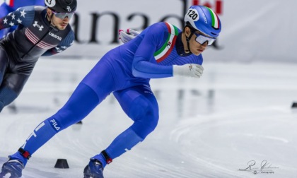 Lorenzo Previtali in finale con l'Italia di short track: "Livello ancora più alto dell'anno scorso, buone le sensazioni"