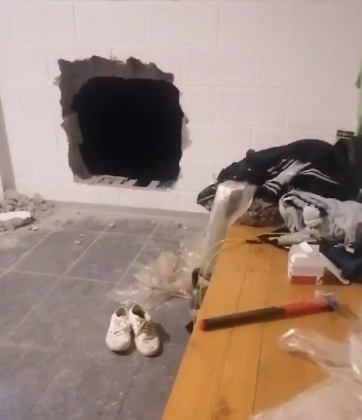 Buco nel muro, furto da 200mila euro in Brianza LE FOTO