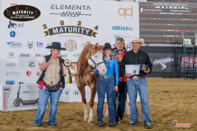 Maturity Reining, doppia medaglia d’oro per la missagliese Camilla Casiraghi