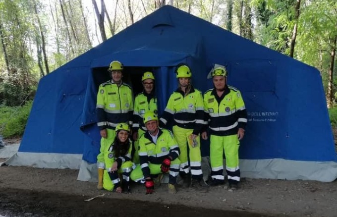 La Protezione civile di Chignolo d’Isola alle esercitazioni intercomunali a Bonate Sopra