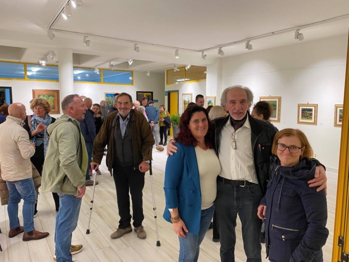 Calco, in tanti all’inaugurazione della mostra “Visioni contemporanee”