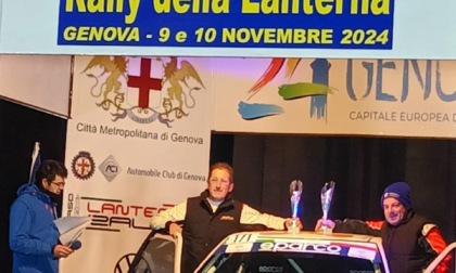 Rally della Lanterna, sul podio tricolore il cisanese Rota