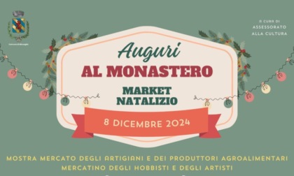 Tutto pronto per il 1° market "Auguri al Monastero"