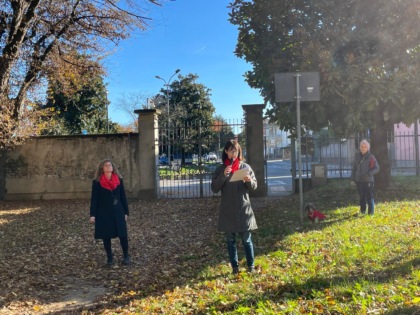 La sindaca Cristina Citterio e Giulia Carozzi