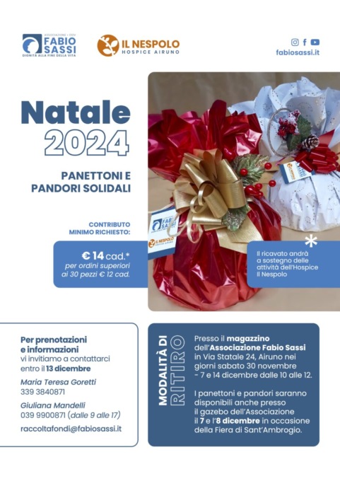 Un Natale di dolci e solidarietà con l’associazione Fabio Sassi