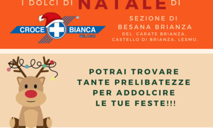 Mercatini di Natale e vendita di dolci con la Croce Bianca di Besana