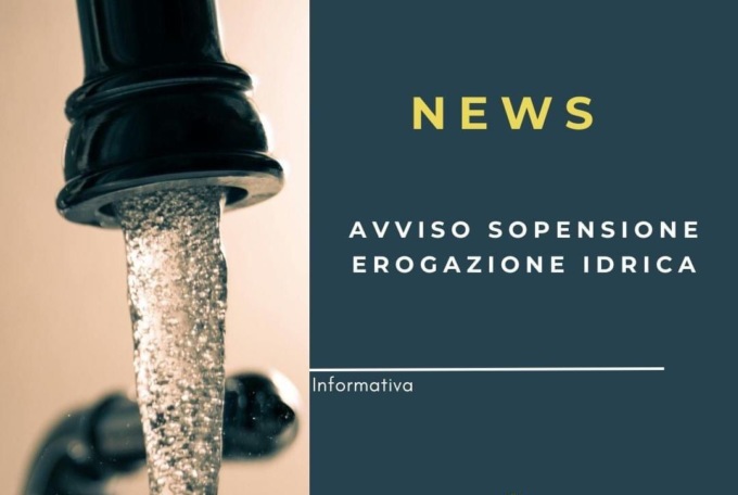 Merate, erogazione idrica sospesa in alcune vie