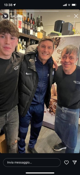 Colazione col campione: al bar di Rogoredo, Javier Zanetti