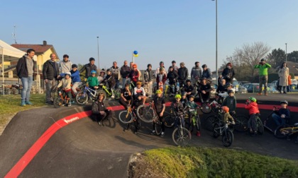 Pump track, inaugurata la nuova pista di Brugarolo