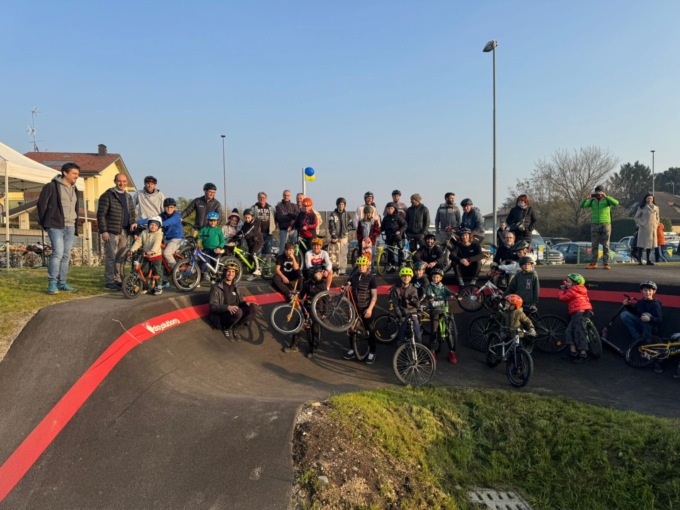 Pump track, inaugurata la nuova pista di Brugarolo