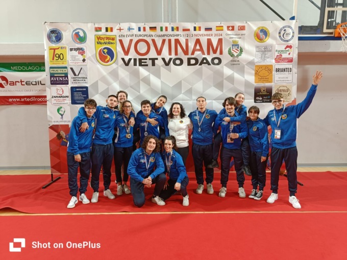 Europei di Vovinam Viet Vo Dao, il club di Lomagna sul podio con l’Italia