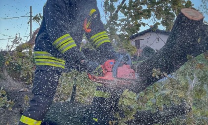 Forte vento, tanti interventi dei Vigili del fuoco