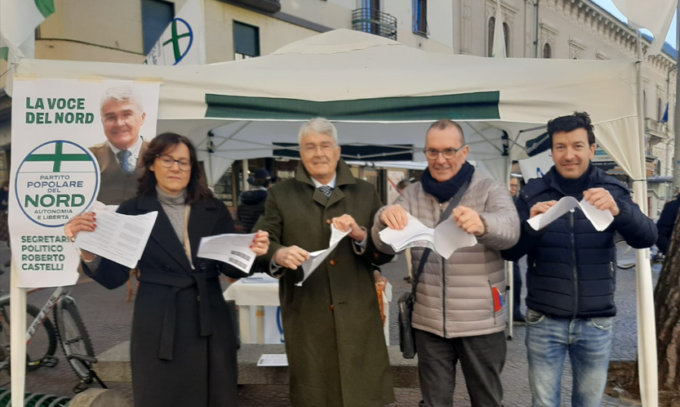 Autonomia, l’ex ministro Castelli in piazza per strappare la sentenza
