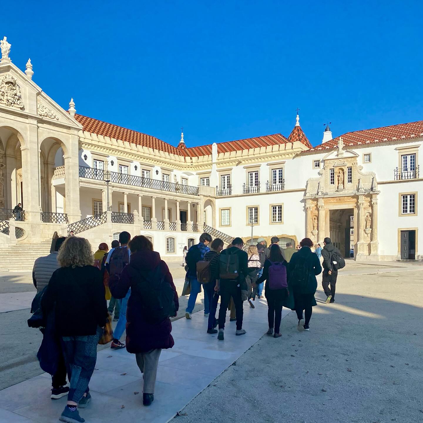 Team all'Università di Coimbra