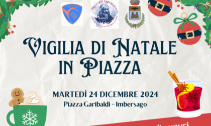 Vigilia di Natale in piazza per lo scambio degli auguri