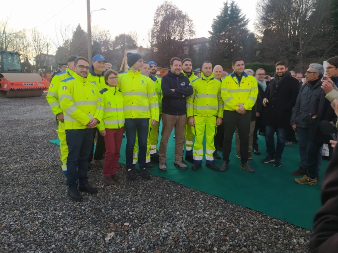 Statale 36, lavori Civate-Giussano: Salvini inaugura il cantiere olimpico