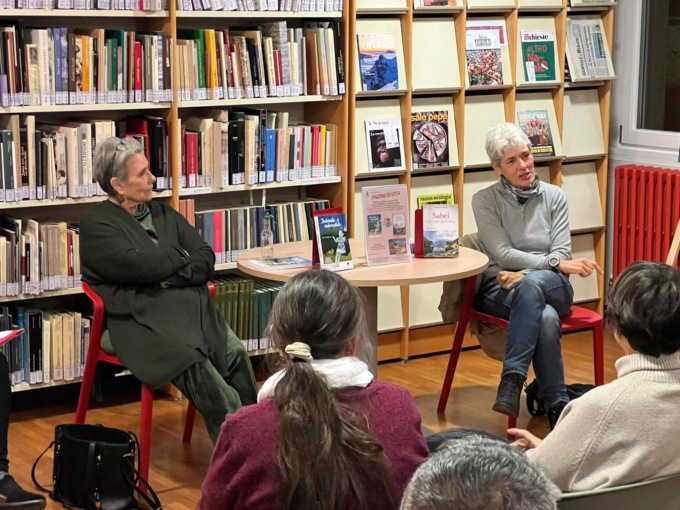 Suisio, ieri in biblioteca la presentazione dei romanzi di Mantegazza e Mangili