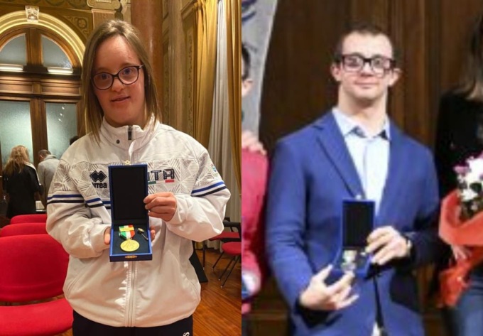 Sabrina Chiappa e Francesco Piccinini premiati alla cerimonia delle benemerenze sportive