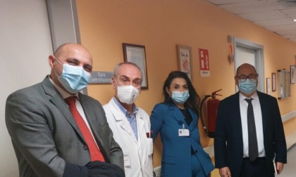 Fragomeli in visita al Mandic: "Ps in sofferenza, bene la Cardiologia"