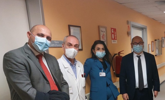 Fragomeli in visita al Mandic: “Ps in sofferenza, bene la Cardiologia”