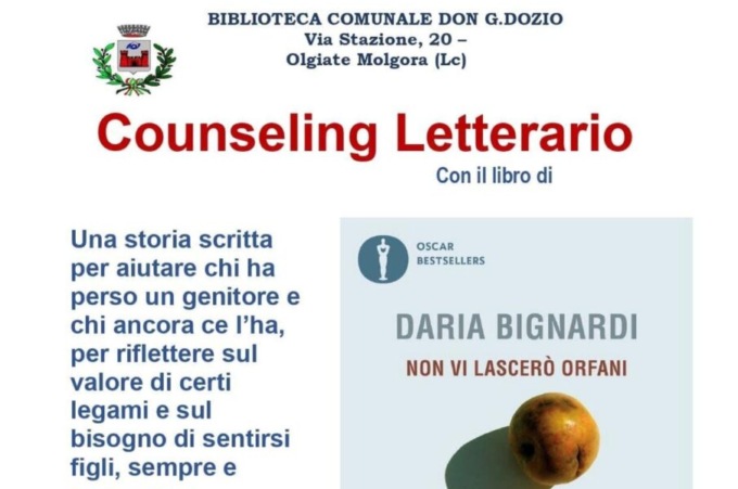 Olgiate Molgora, al via la IV edizione del Counseling letterario