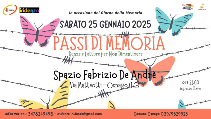 Passi di Memoria per ricordare l’Olocausto