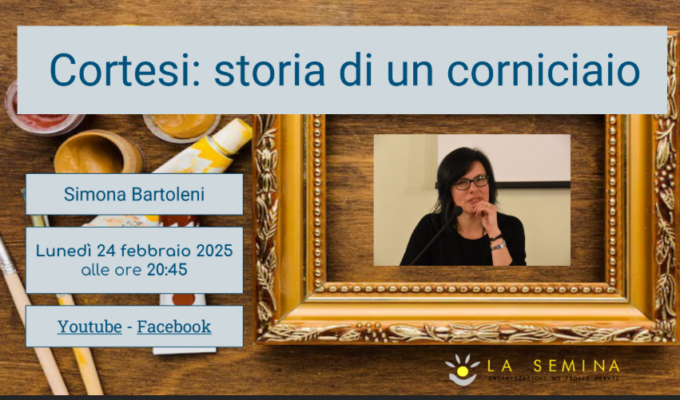 La Semina di Merate presenta una videoconferenza con Simona Bartolena