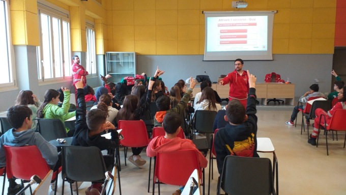 Progetto sicurezza, a scuola arrivano i volontari di Croce Rossa