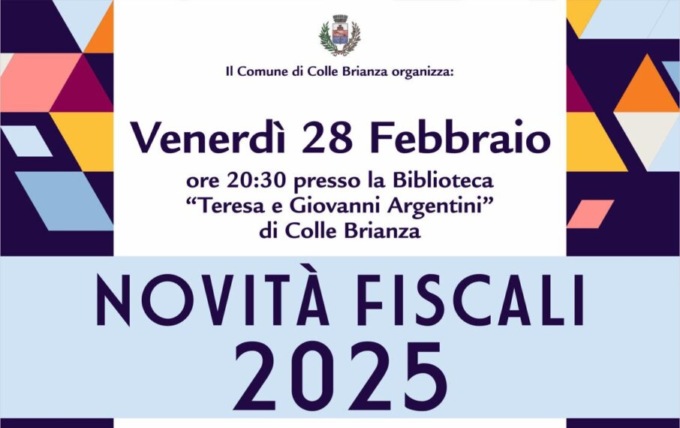 Una serata per discutere sulle novità fiscali 2025